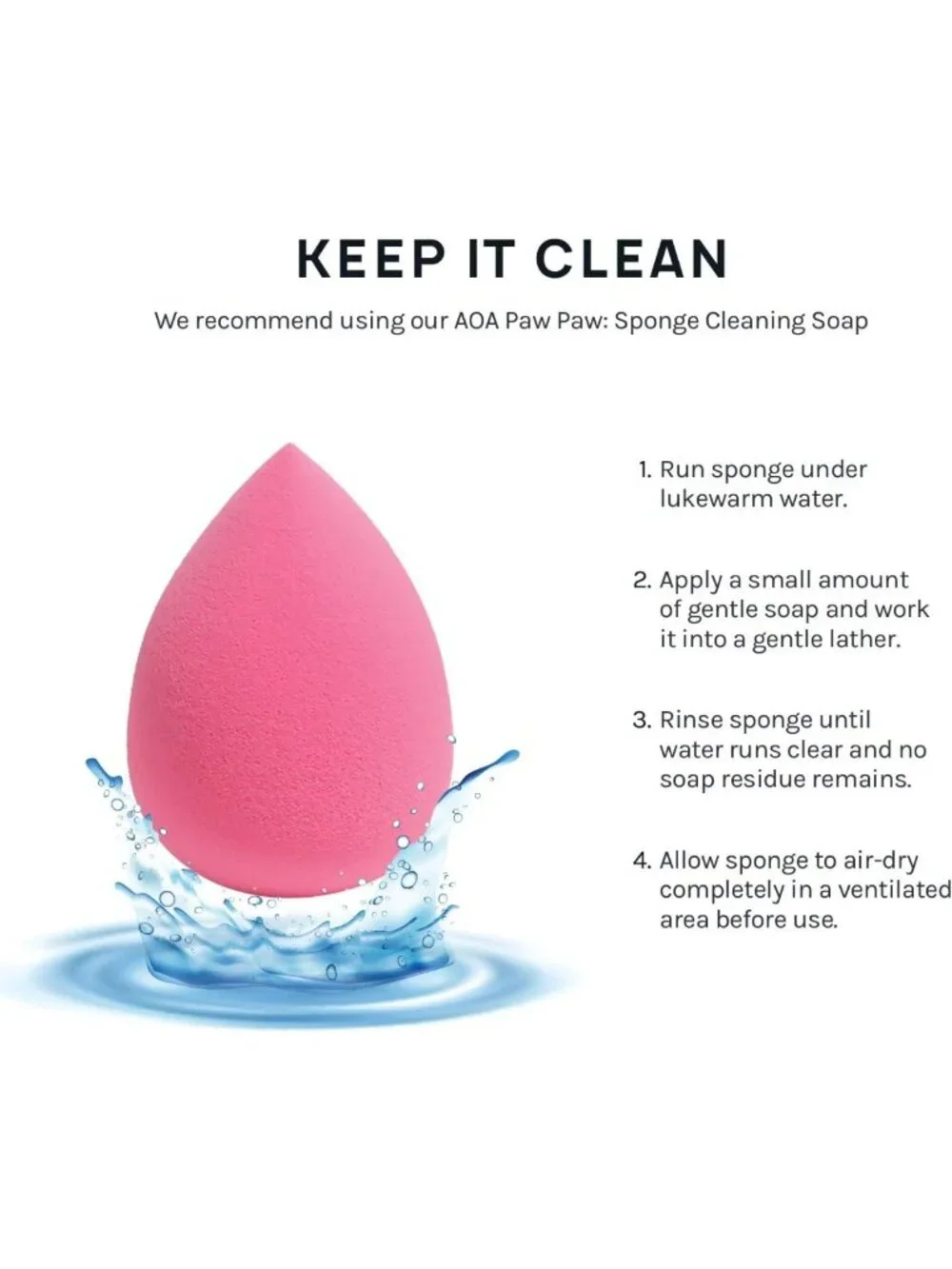 Latex-Free Makeup Sponge Set of 6 - Super Soft Blenders for Powder, Cream
